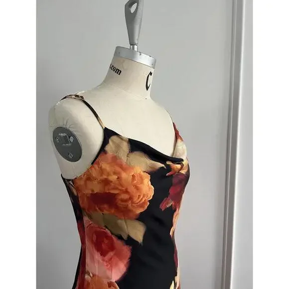 Anthropologie x Resa - Floral Print Maxi Dress with Spaghetti Straps, Size M - Picture 6 of 13